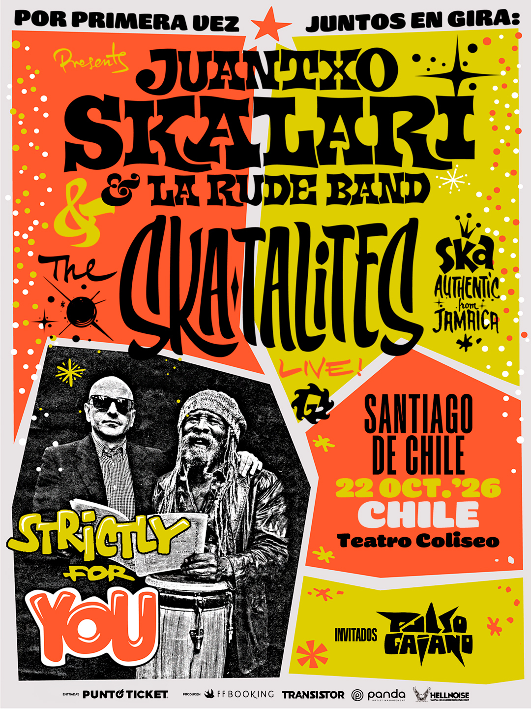 Sólo fiesta: Juantxo Skalari y The Skatalites se presentarán en Chile